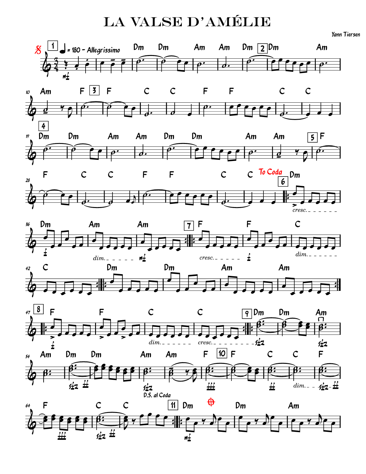 Sheet Music